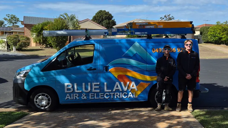 The Blue Lava Air & Electrical team